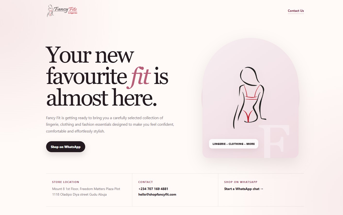 FancyFit Web App